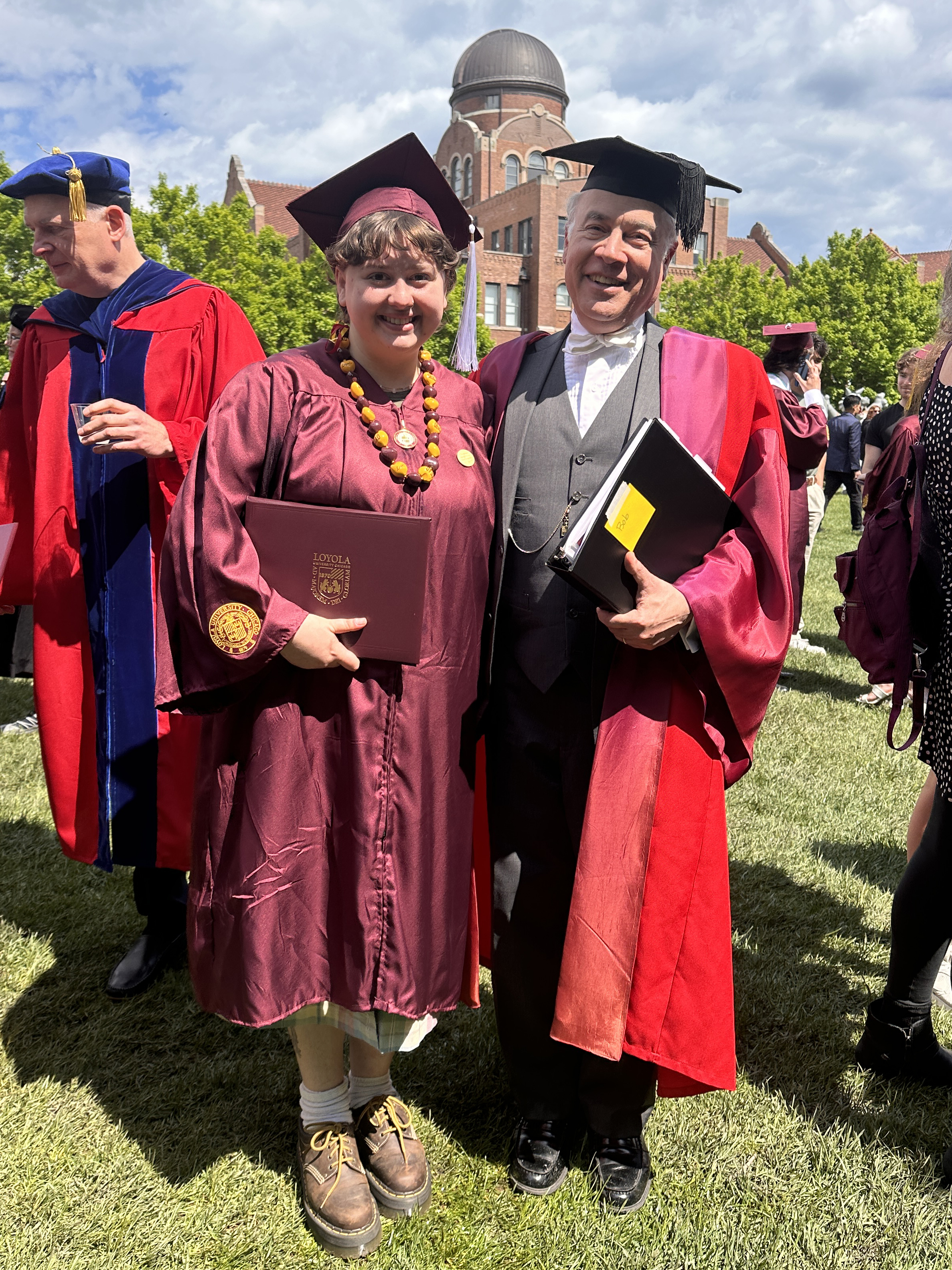 Katherine North and Bob Bucholz, May 10 2024, Graduation